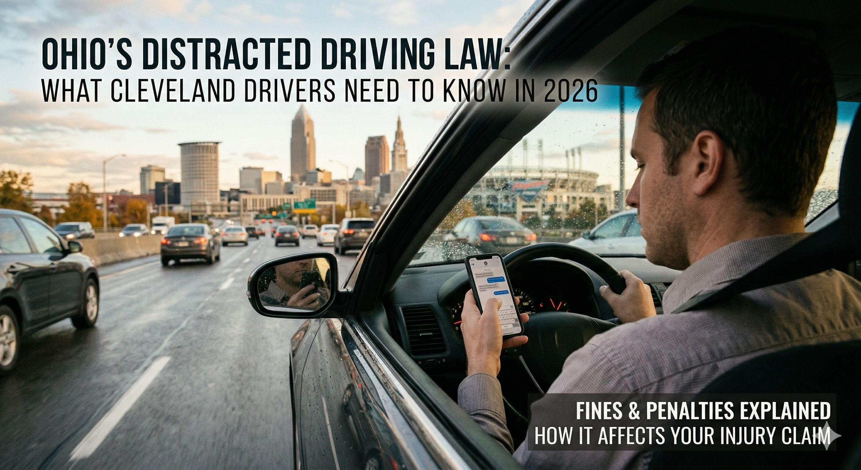 Ohio's Distracted Driving Law: What Cleveland Drivers Need to Know in 2026