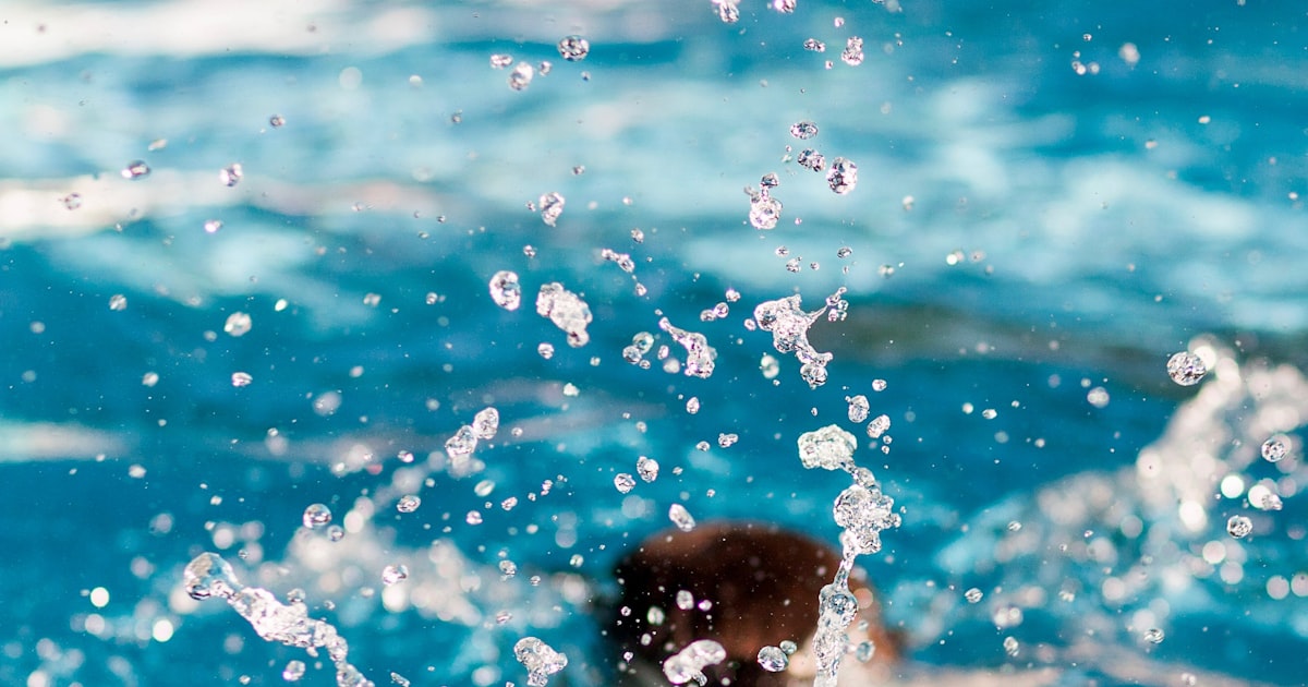 Above ground backyard pool in a Cleveland suburb where shallow water diving injuries commonly happen
