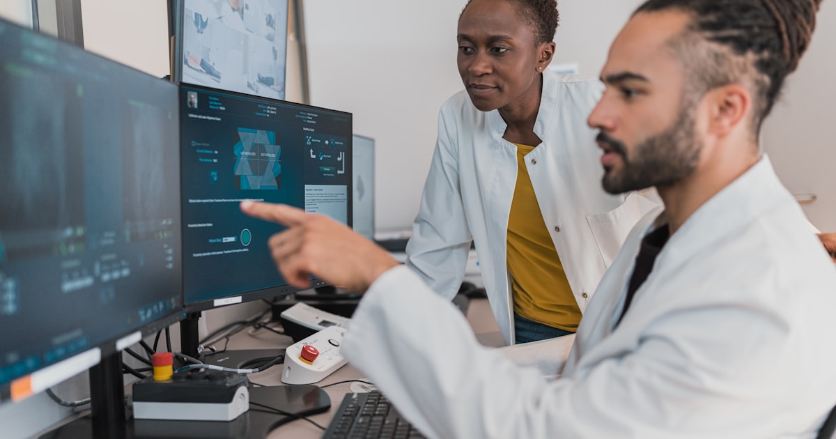 Close view of diagnostic imaging where an AI reading error can delay a patient's care