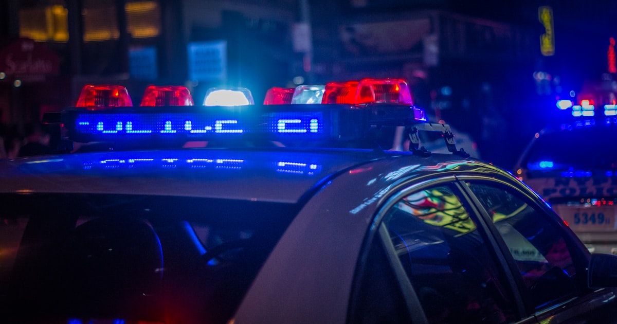 Nighttime traffic on a Cleveland highway where impaired driving crashes often occur