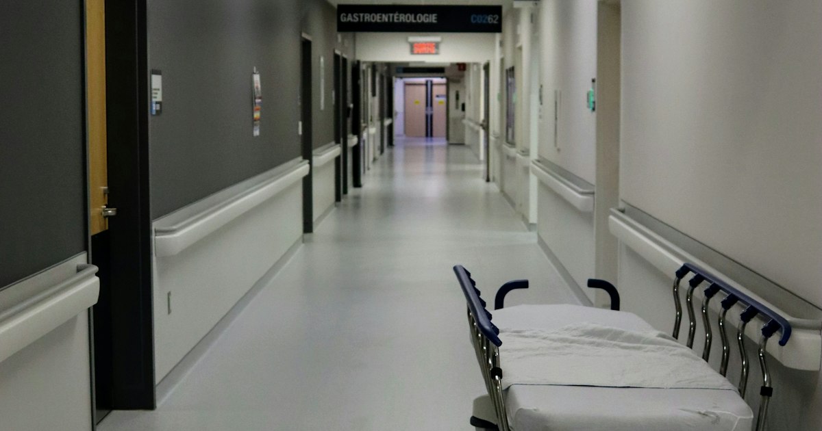 A quiet hospital corridor in a Cleveland area medical center, where patient safety depends on systems working